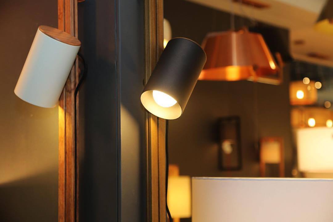 Luminária de Parede Arandela Slide Nova Home Cupula Preta